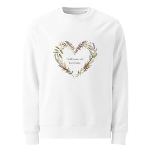 Healing heart unisex eco sweatshirt